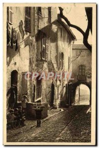 Old Postcard Hyeres Le Vieux Quartier Children