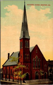 Postcard Methodist Church in Rockport, Indiana~138138