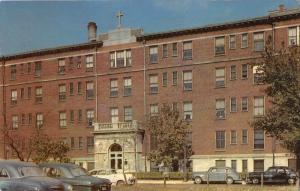 Hammond Indiana~St Margaret's Hospital on Douglas Street~Classic Cars~1954 Pc