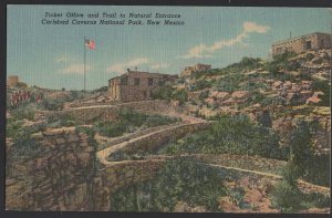 New Mexico Carlsbad Caverns National Park, Ticket Office, Natural Entrance Linen