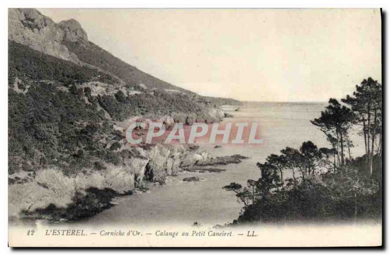 Postcard Old Esterel Corniche Golden Calange Petit Caneiret