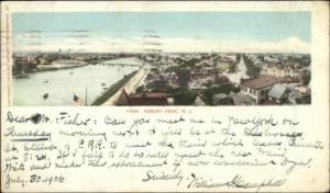 Asbury Park Birdseye View c1905 Detroit Publishing Postcard