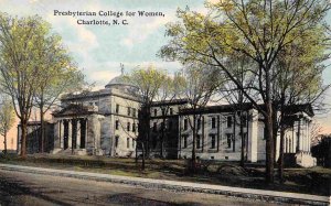 Presbyterian College for Women Charlotte North Carolina 1910s postcard