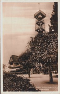 Switzerland Uetliberg Restaurant Utrokulm mit Aussichtsturm Üetliberg RPPC C204