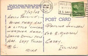 Postcard BUILDING SCENE Columbus Ohio OH AN0210