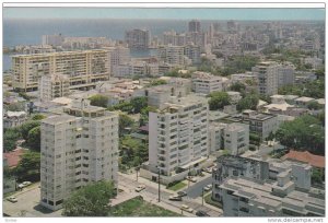 View of Modern San Juan as seen from the Borinquen Hotel in Miramar,  Puerto ...