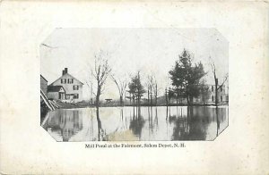 NH, Salem Depot, New Hampshire, Mill Pond At The Fairmont, Frank W. Swallow Co