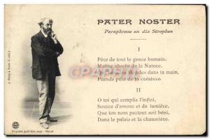 Old Postcard Pater Noster