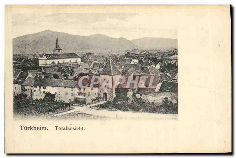 Old Postcard Turkheim Totalansicht