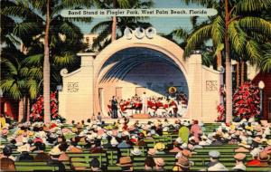 Florida West Palm Beach Band Stand In Flagler Park