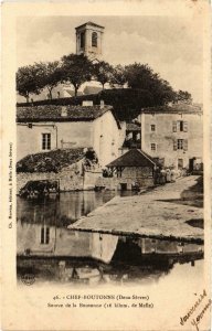 CPA CHEF-BOUTONNE - Source de la BOUTONNE (89492)