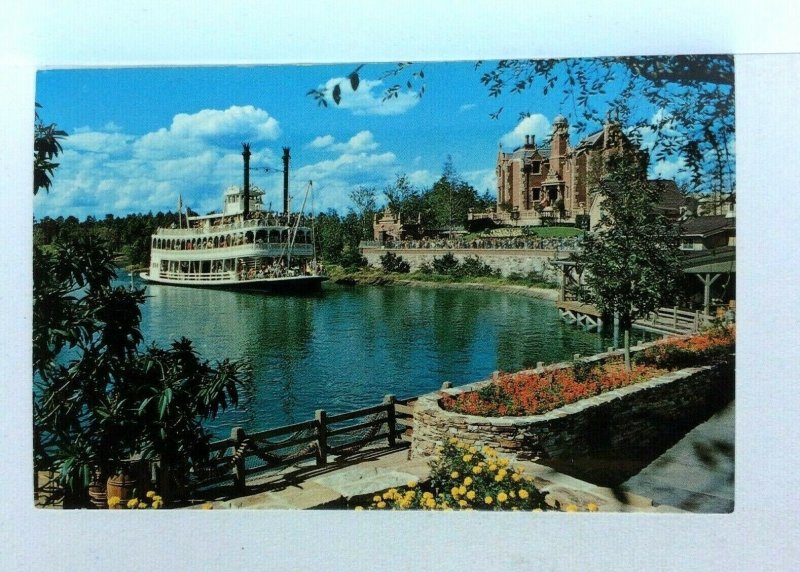 Orlando Florida FL Walt Disney World Admiral Joe Fowler Steamship Postcard 