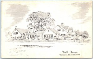 Postcard - Toll House - Whitman, Massachusetts
