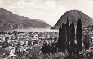 Switzerland Lugano Monte San Salvatore 1957 Real Photo