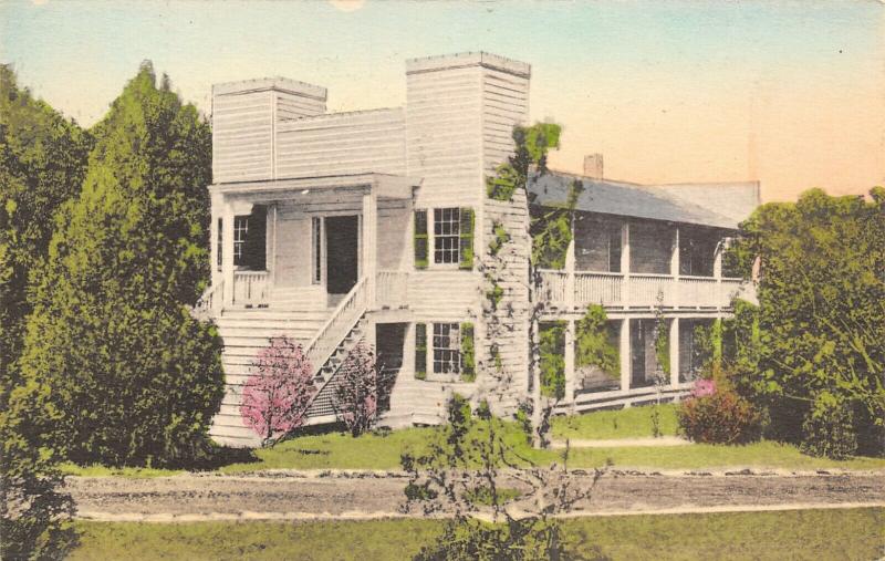 Huntsville TX~Handcolored~Where Sam Houston Died~Steamboat House~c1910 Albertype 