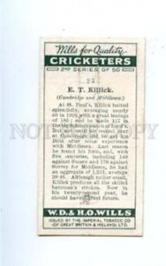 166944 Edgar KILLICK English cricketer old CIGARETTE card