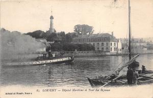 BF37221 lorient  hopital maritime et tour de signaux france  Boat Ship Bateaux