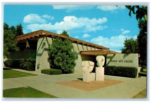 c1950's Fresno Art Center Yale Building Entrance Fresno California CA Postcard