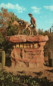 Vintage Postcard Knott's Berry Farm & Ghost Town Buena Park CA Monument Prospect
