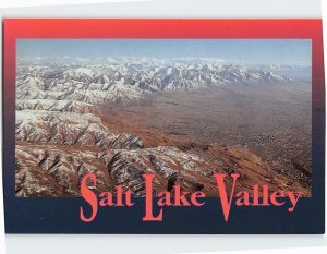 Postcard Salt Lake Valley, Salt Lake City, Utah