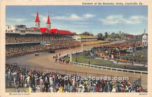  Louisville, Kentucky, KY, USA Horse Racing Postcard Kentucky Derby