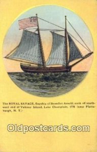 Royal Salvage FlagShip Benedict Arnold Sailboat Unused 