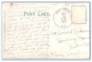 1907 Durfee Mills Fall River Massachusetts MA Melber KY Posted Postcard