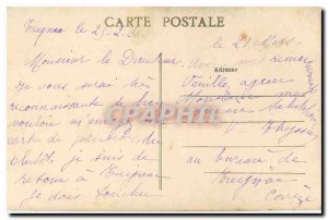 Old Postcard Treignac Correze the Roaring Rock