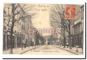 Puteaux Old Postcard Boulevard Richard Wallace