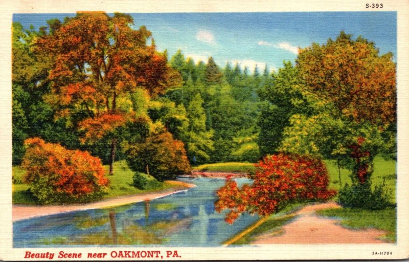 Pennsylvania Beauty Scene Near Oakmont Curteich