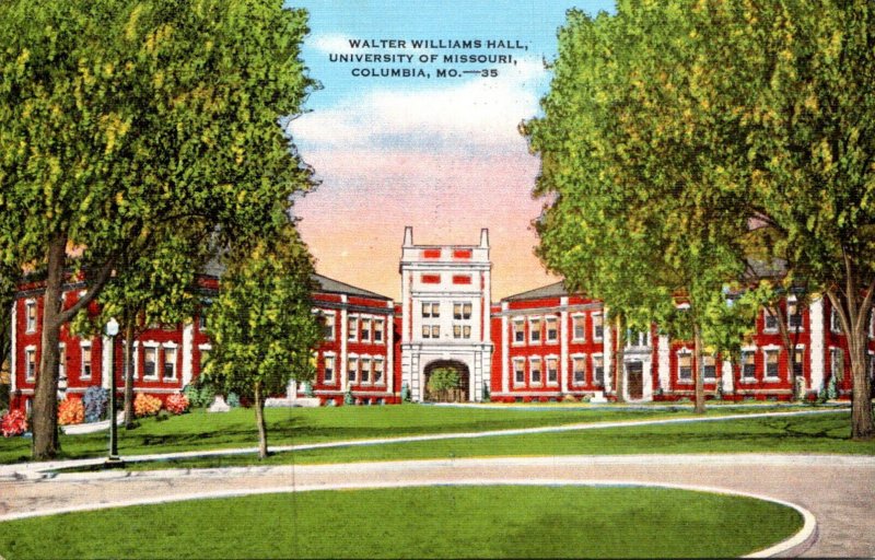 Missouri Columbia Walter Williams Hall University Of Missouri
