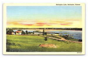 Herington Lake Herington Kansas Postcard