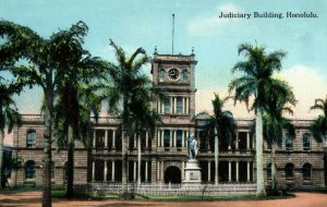 C.1910 Judiciary Building, Honolulu, Hawaii & South Seas Curio Co. Postcard P184 
