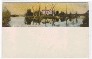 Lovell's Bridge Waldoboro Maine 1905c postcard