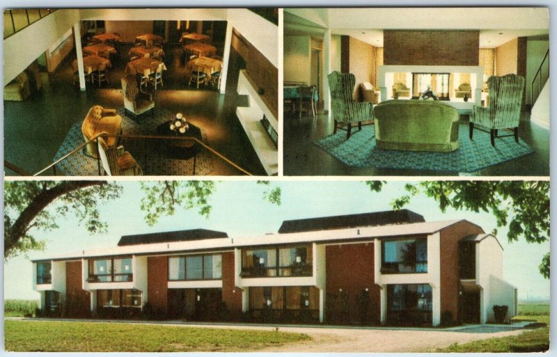 c1970s Flanagan, IL Beulah Land Christian Nursing Home Interior Chrome PC A320