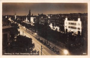 Lot335 hamburg st pauli reeperbahn bei nacht germany real photo zillertal