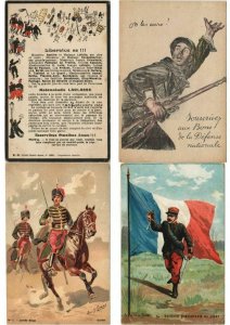 GUERRE MILITAIRE MILITARY 42 CPA MOSTLY WWI Pre-1940 (L3719)