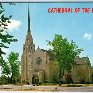 c1970s Boise, ID Cathedral of the Rockies Methodist Church Modern with TV A317