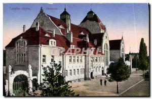 Old Postcard Festhalle Landau