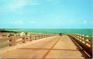 postcard Florida bridges - Bahia Honda Bridge    - Highest Span