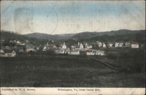 Wilmington Vermont VT View from Castle Hill c1910 Vintage Postcard