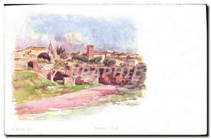 Old Postcard Fantasy Illustrator Frejus