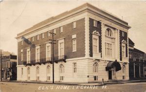 D48/ La Grande Oregon Or Postcard Real Photo RPPC 1910 Elks Home