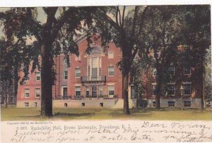 Rhode Island Providence Rockefeller Hall Brown University 1905