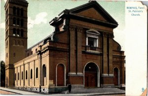 Tucks 5239 Memphis TN St. Patrick's Church Vintage Postcard V11