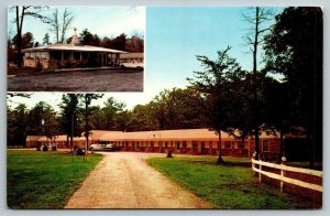 Grasonville  Maryland  Chesapeake Motel  & Restaurant   Postcard