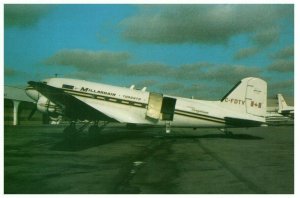 Millardair Douglas DC3 at Toronto Canada Airplane Postcard