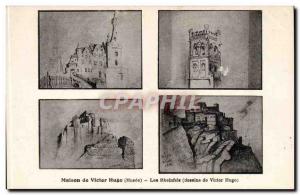 Carte Postale Ancienne Maison de Victor Hugo Place des Vosges Rheinfels (Hugo...