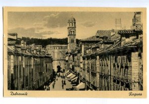 497083 Croatia Dubrovnik Ragusa Vintage postcard