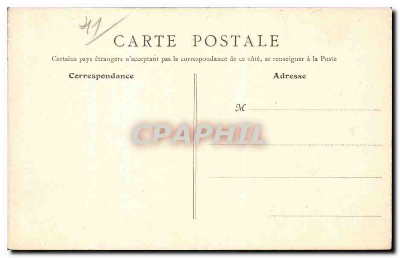 Old Postcard Chateau de Chenonceau The port